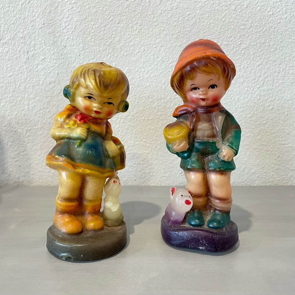 Vintage Wax Candles